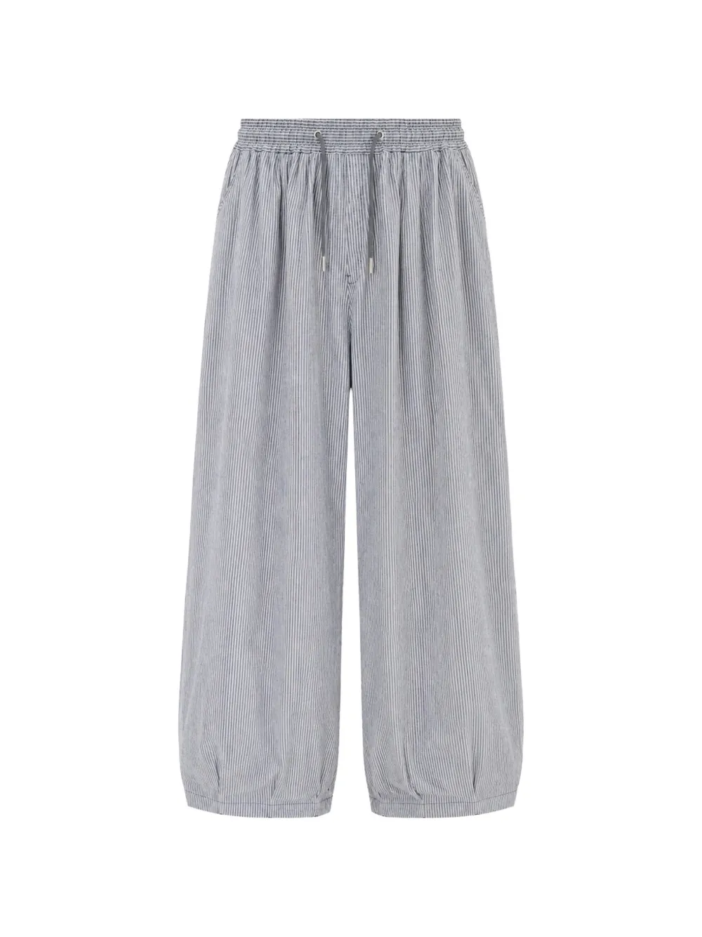 estudio niksen striped balloon trousers - Blu
