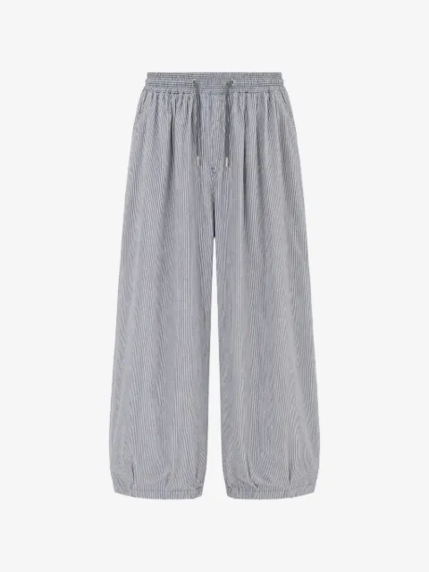 estudio niksen striped balloon trousers