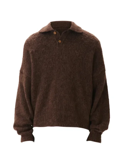 estudio niksen polo-collar sweater