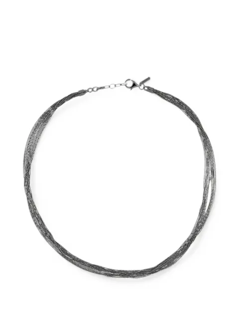 DESMOS Spark multi-strand braided necklace