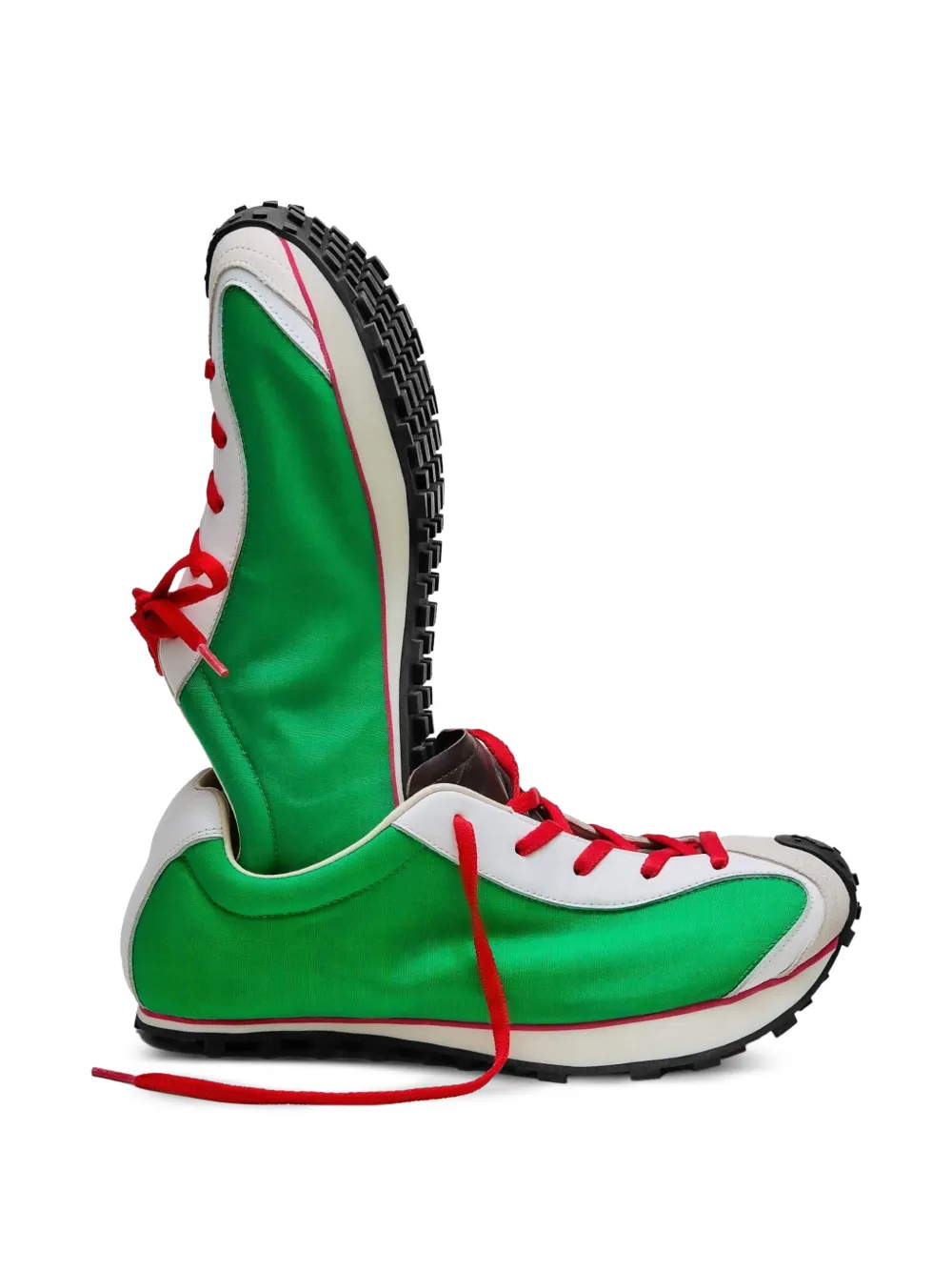 MARTIN SALLIÈRES Heel Drop Racer sneakers Groen