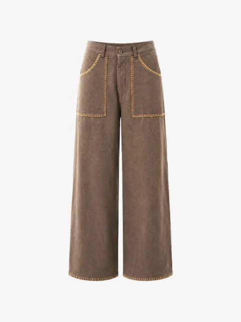 estudio niksen wide-leg trousers