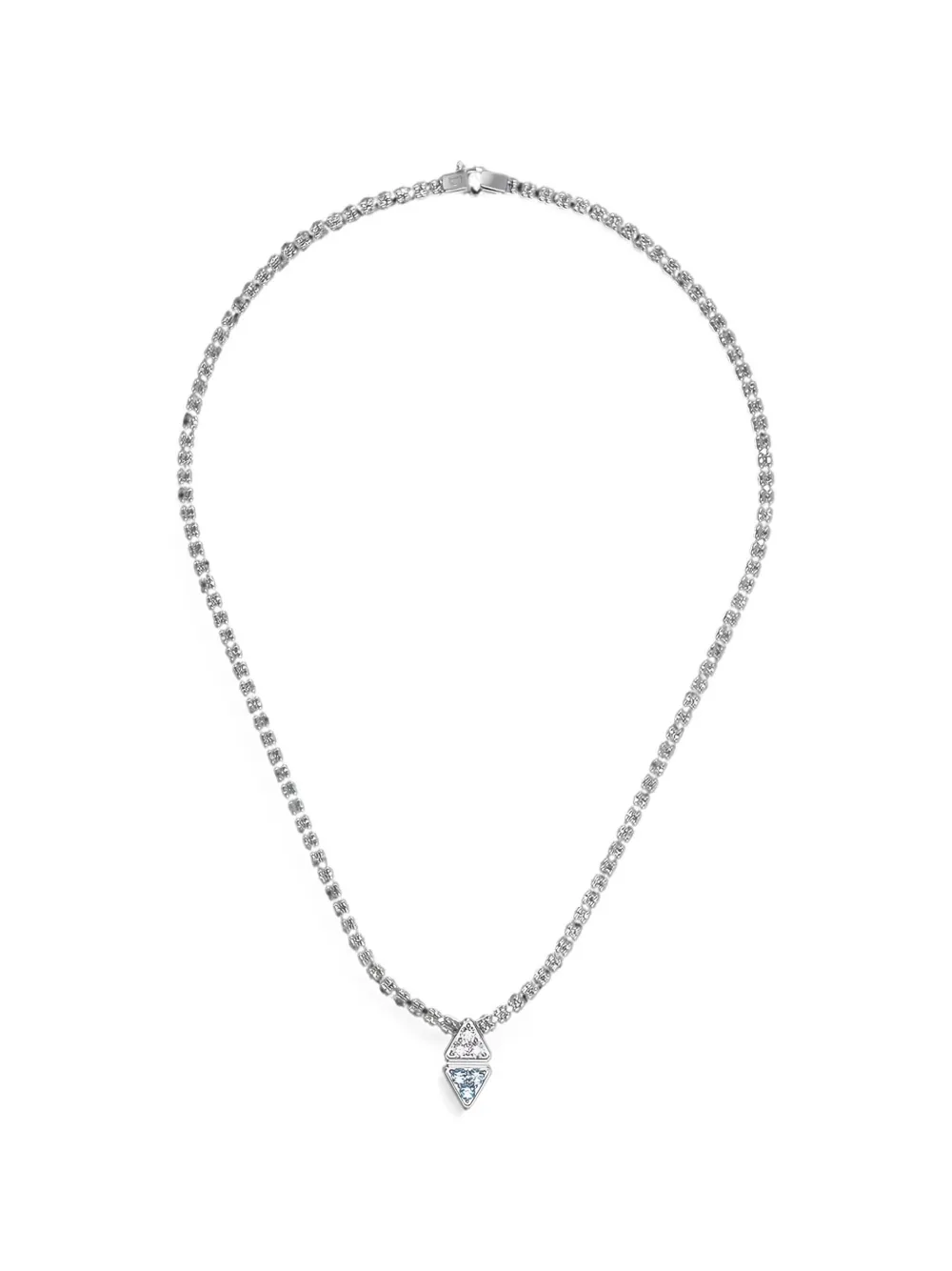 DESMOS Infinity triangle-motif necklace - Silber