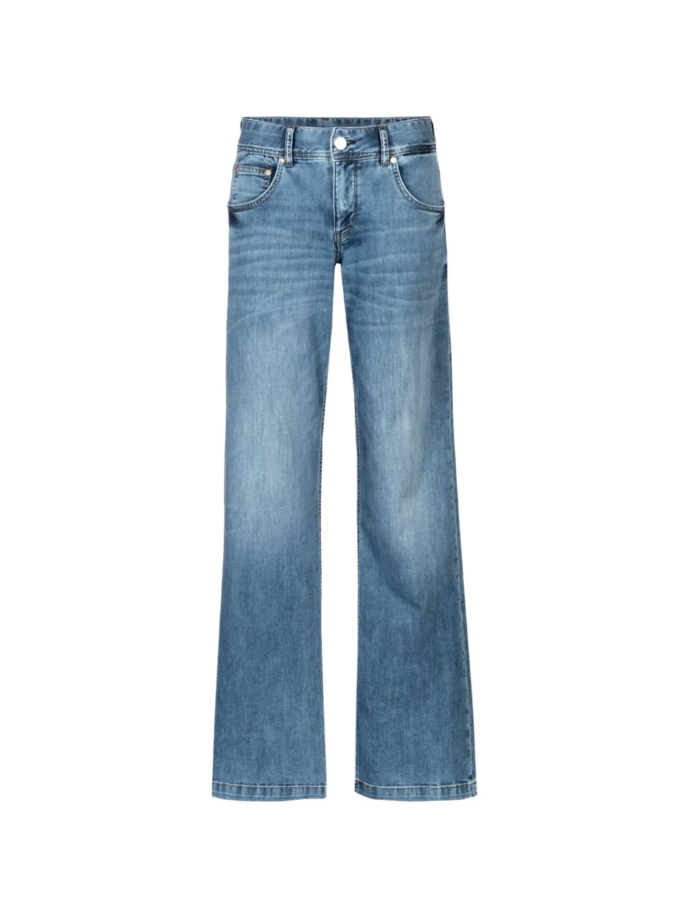 Herrlicher Edna faded-effect jeans - Blu
