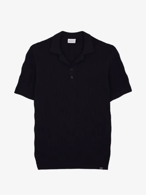 NOWADAYS basket-weave polo shirt