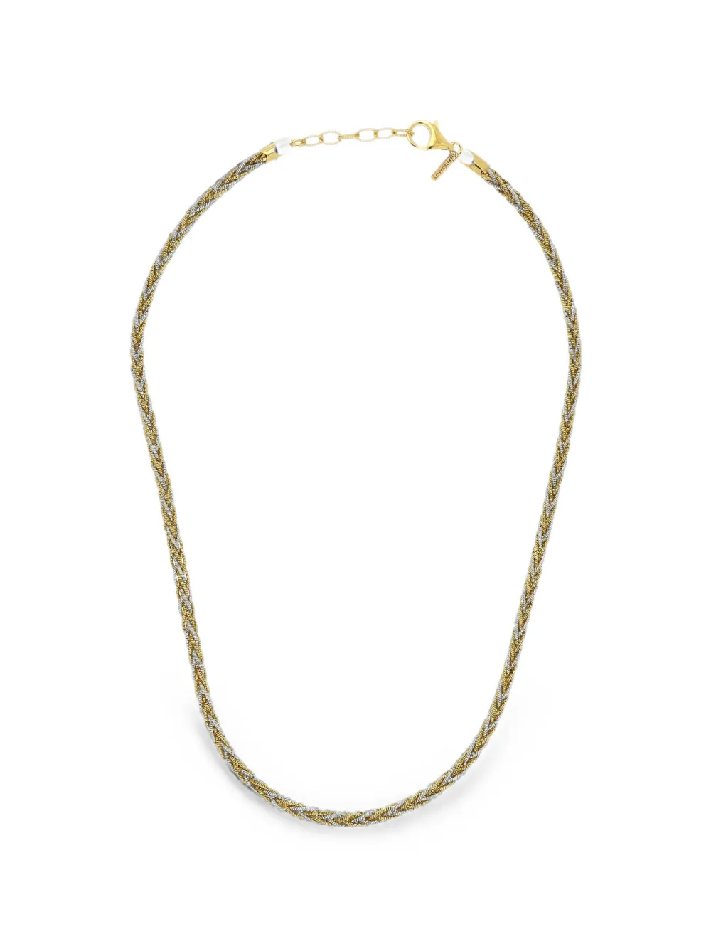 DESMOS Interlace braided necklace - Gold