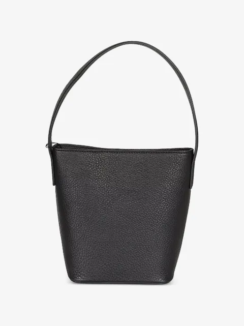 mizuiro ind grained leather bucket bag
