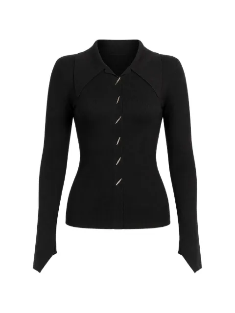 Grace Ling angular-collar shirt