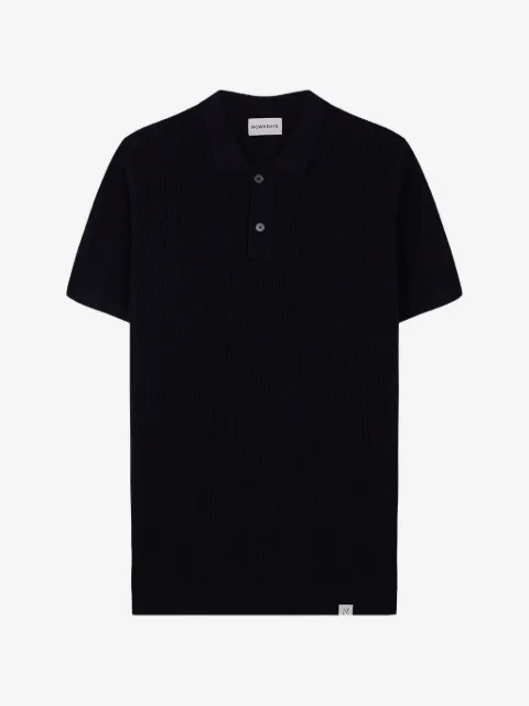 NOWADAYS waffle-knit polo shirt