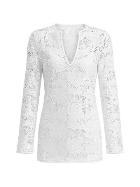 SOLAQUA Daphne floral-lace tunic