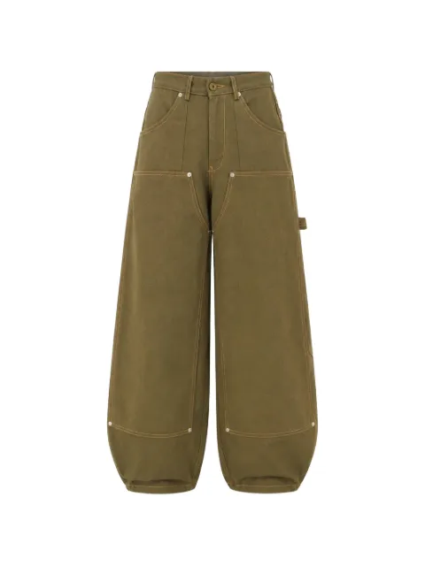 estudio niksen Carpenter contrast-stitching trousers