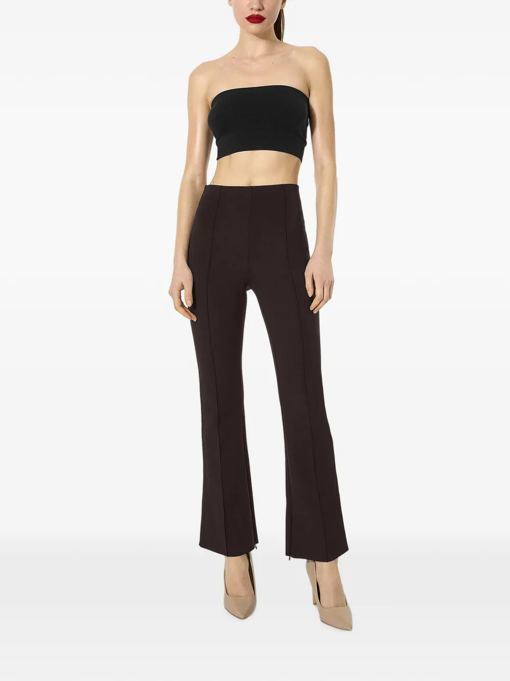 Wolford Scuba flared broek Bruin
