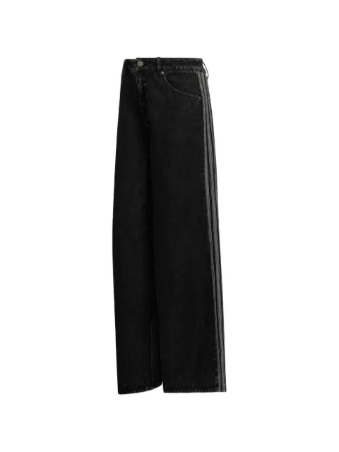 adidas Firebird Adilenium side-stripe wide-leg jeans