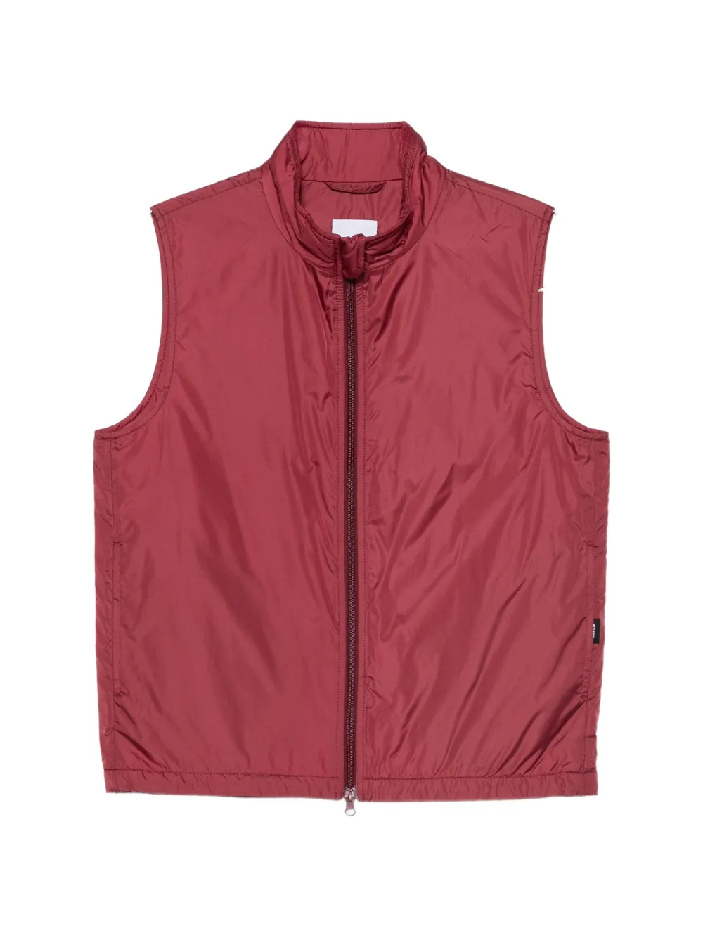 ASPESI Vernes zip-up gilet Rood