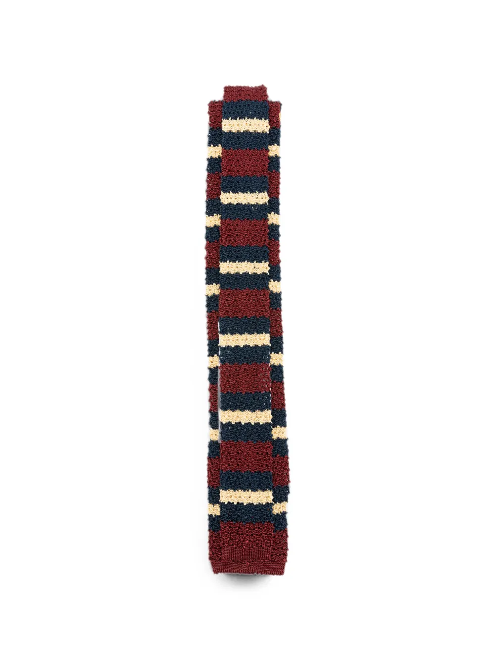 ETRO Gestreepte stropdas met geborduurd logo Rood