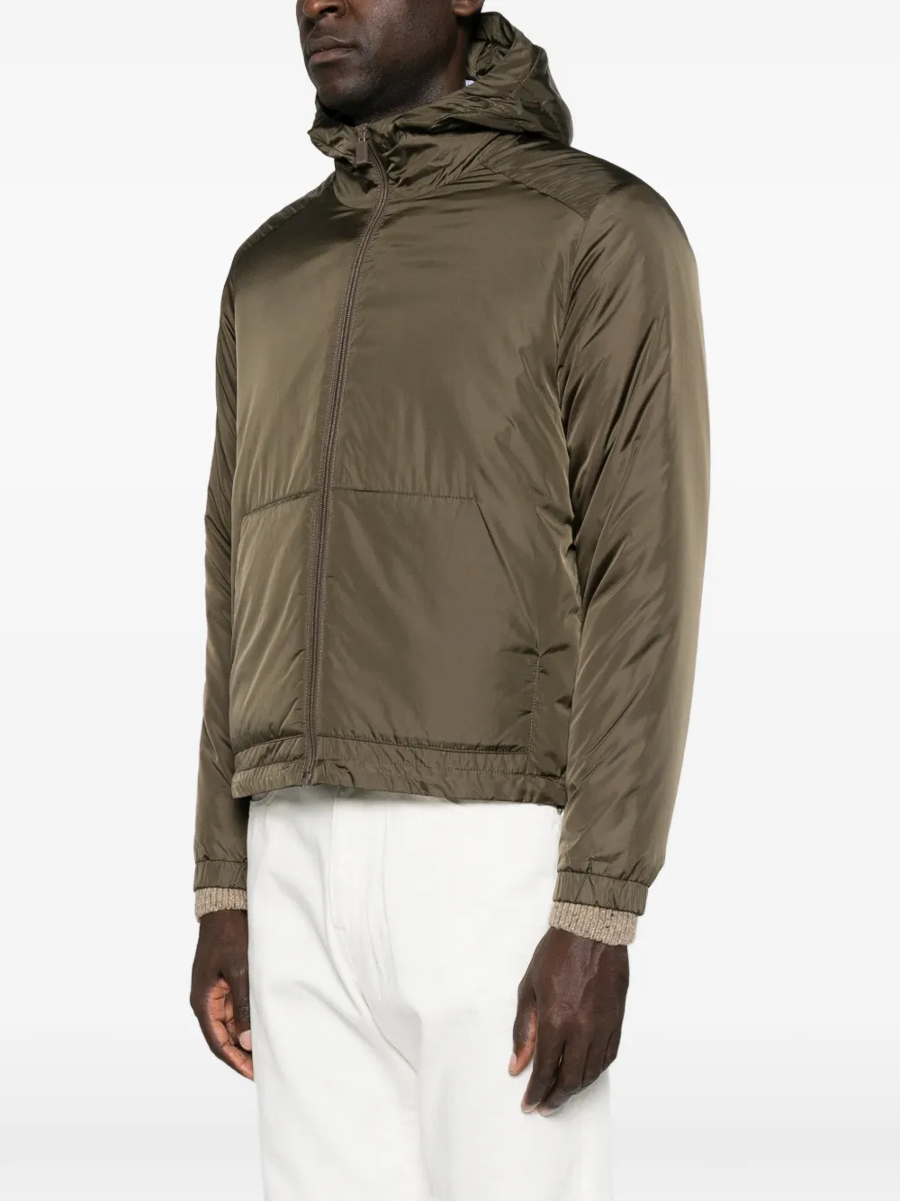 ASPESI Rob jack met capuchon Groen