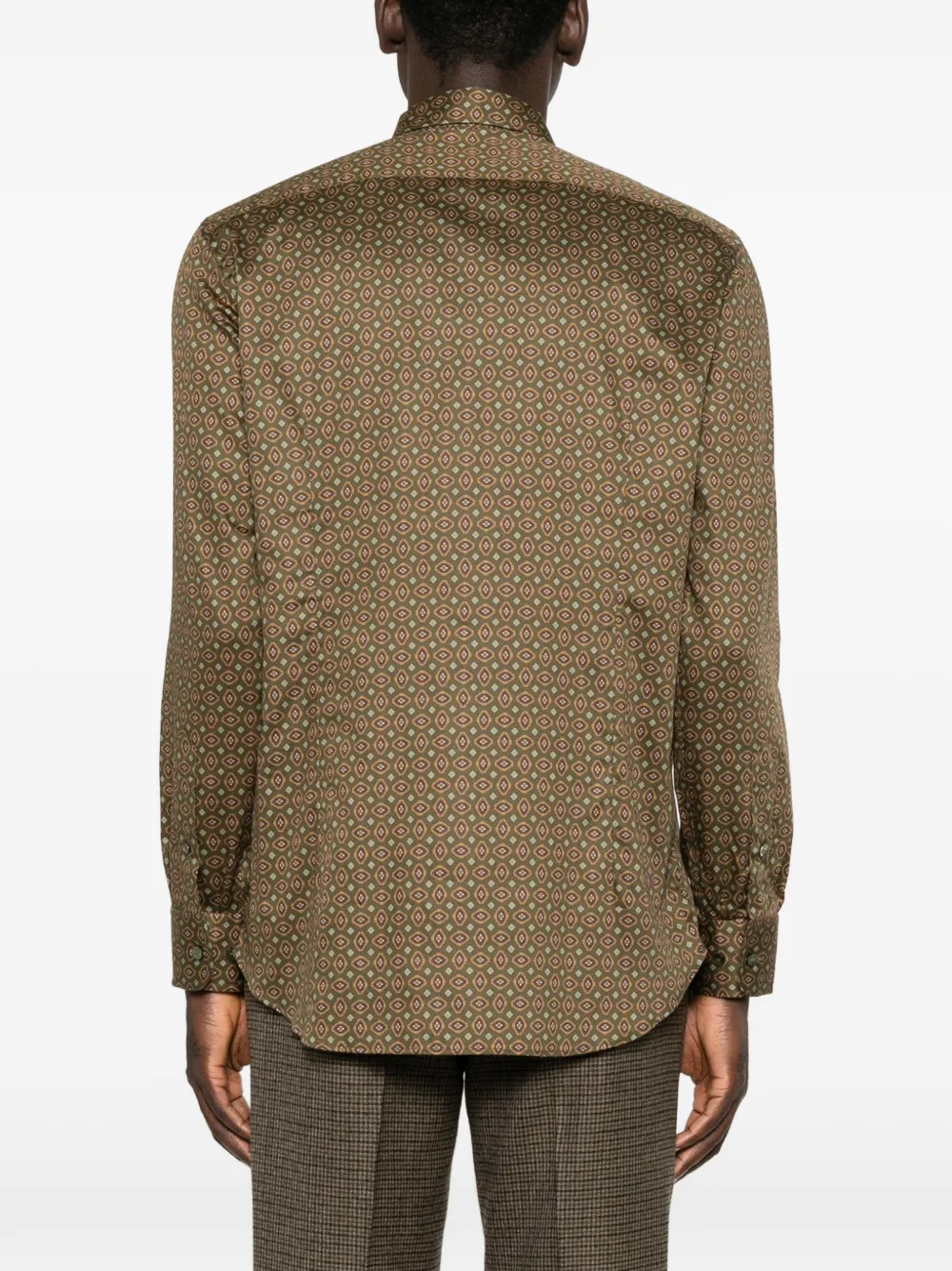 ETRO Overhemd met geometrische print Groen