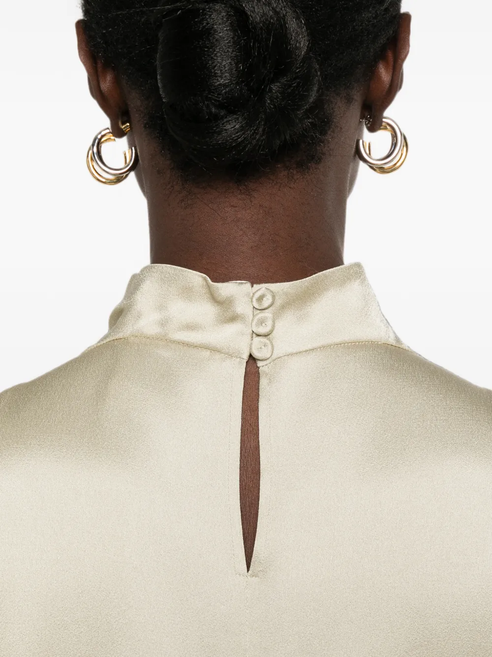 Forte Mouwloze blouse Beige