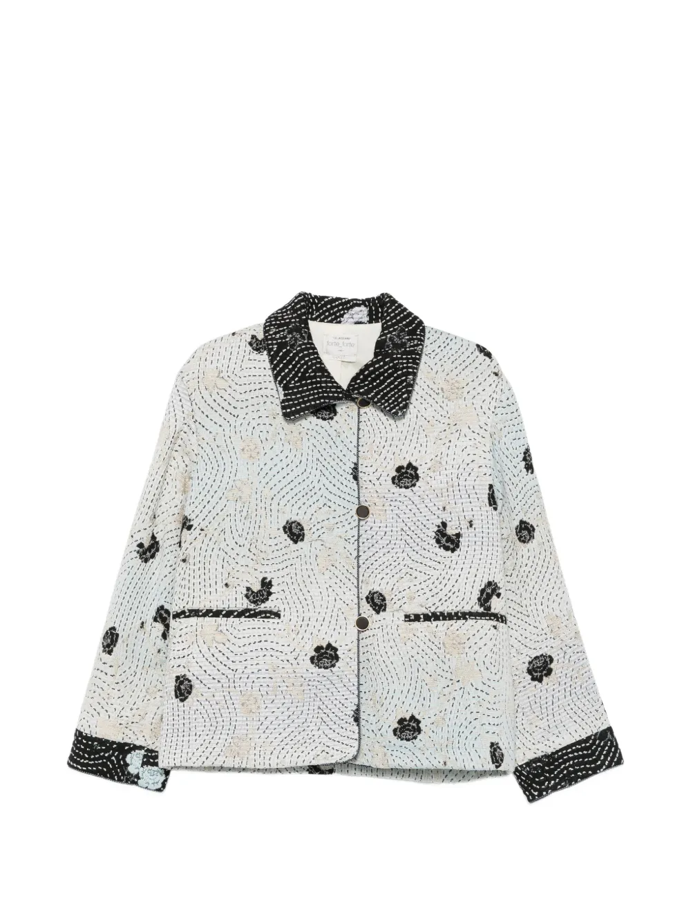 Forte Forte flower-embroidery jacket · XS