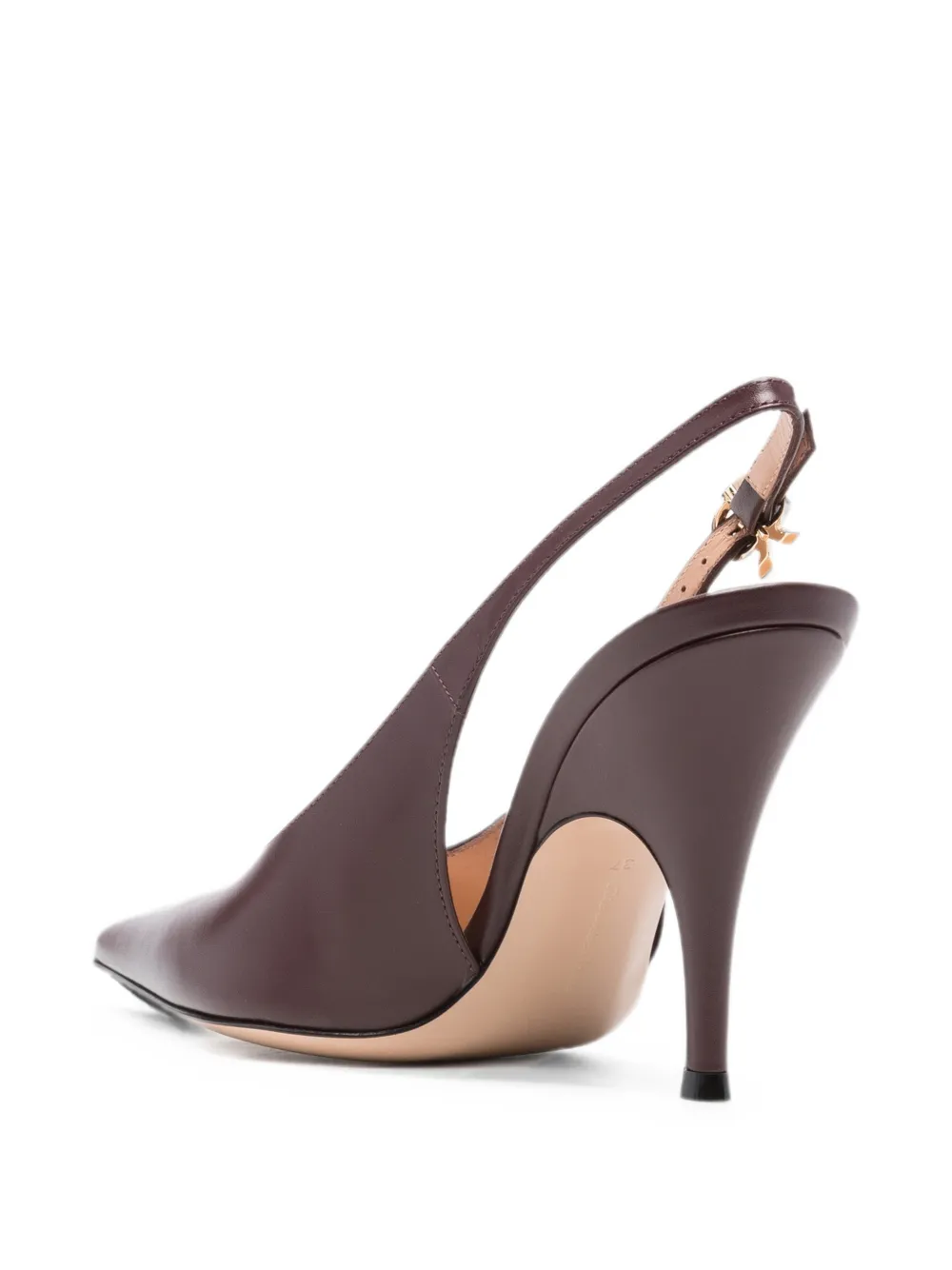 Gianvito Rossi Sofia pointed-toe mules Bruin