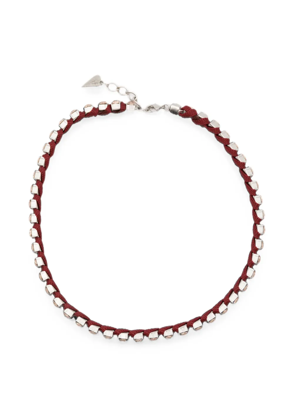 Forte Forte Collana con cristalli - Rosso