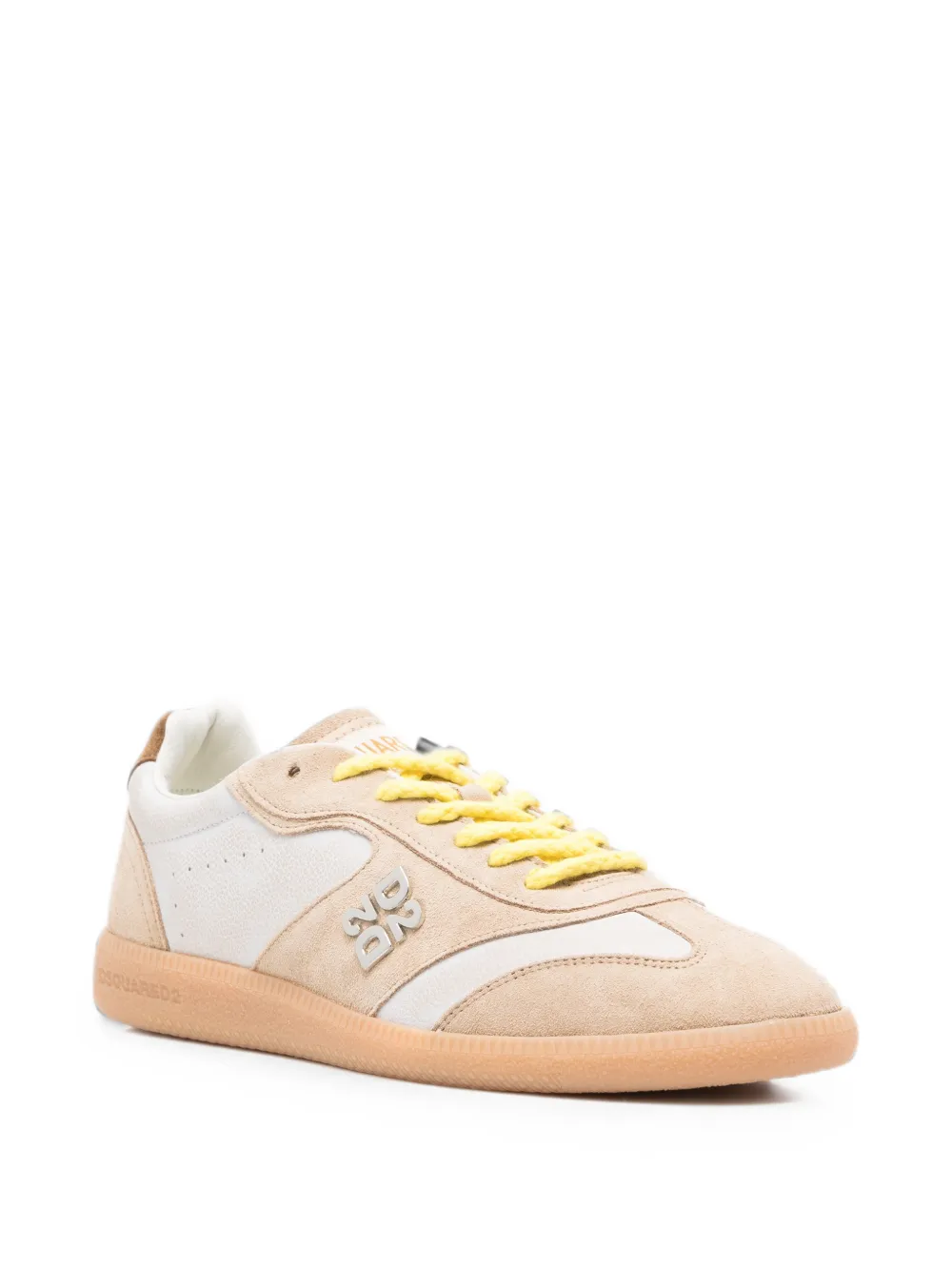 DSQUARED2 Sneakers met logo-applicatie Beige