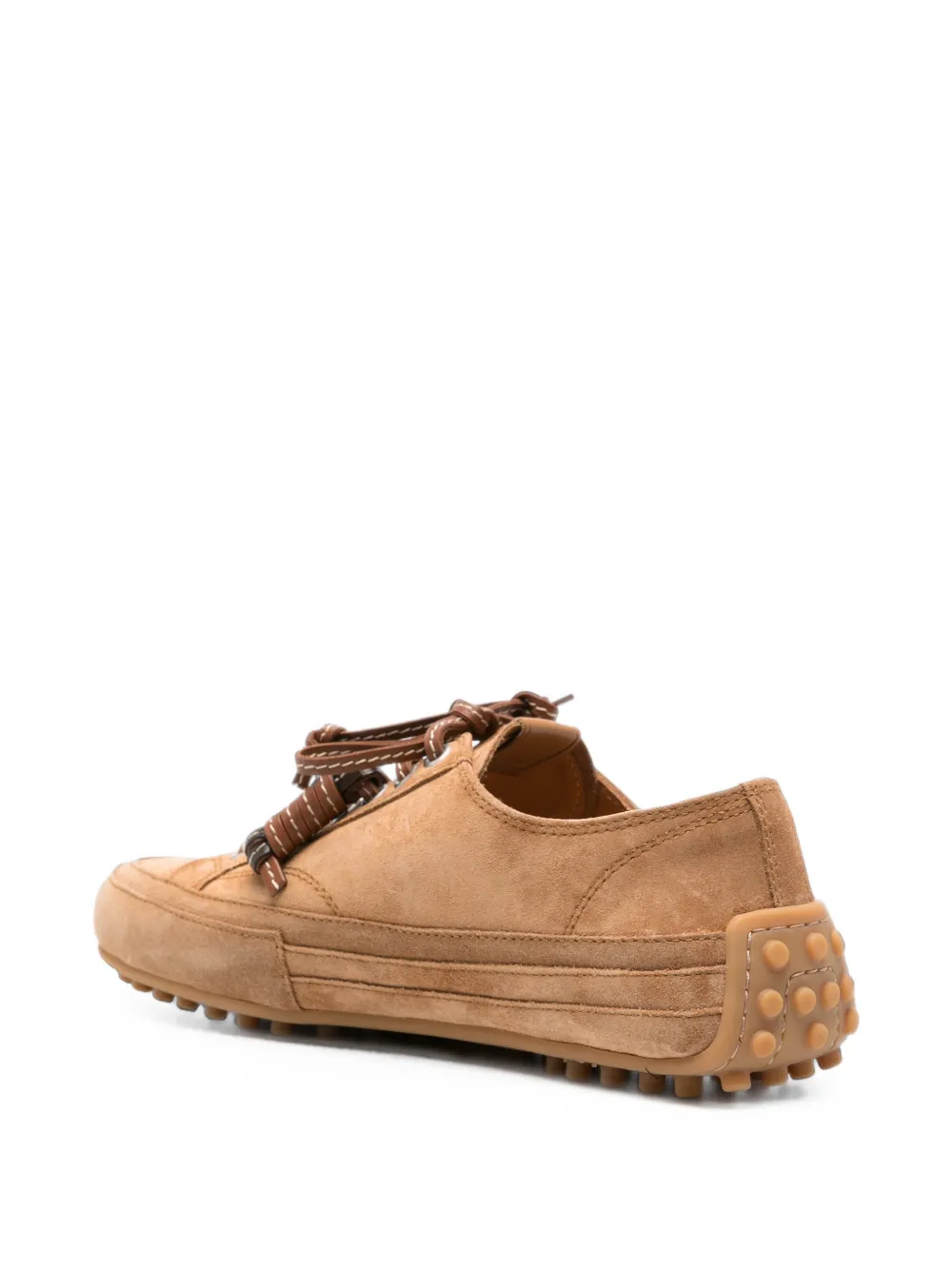 Tod's tassel-detail suede sneakers Bruin