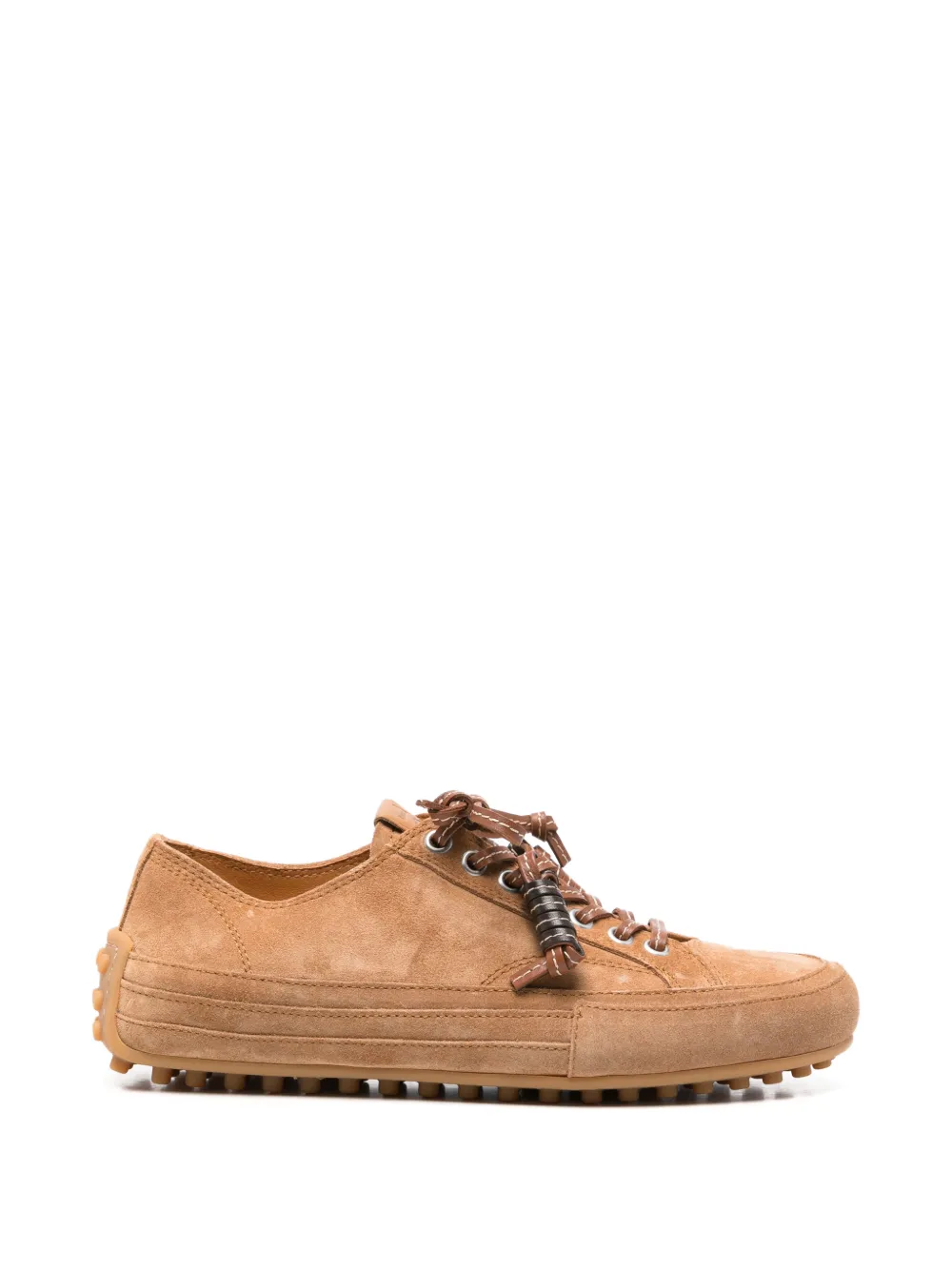 Tod's tassel-detail suede sneakers Bruin