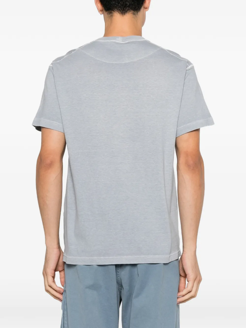 Stone Island T-shirt met logopatch Grijs