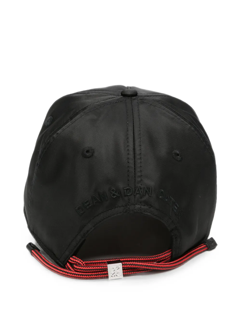 DSQUARED2 Honkbalpet met logoplakkaat Zwart