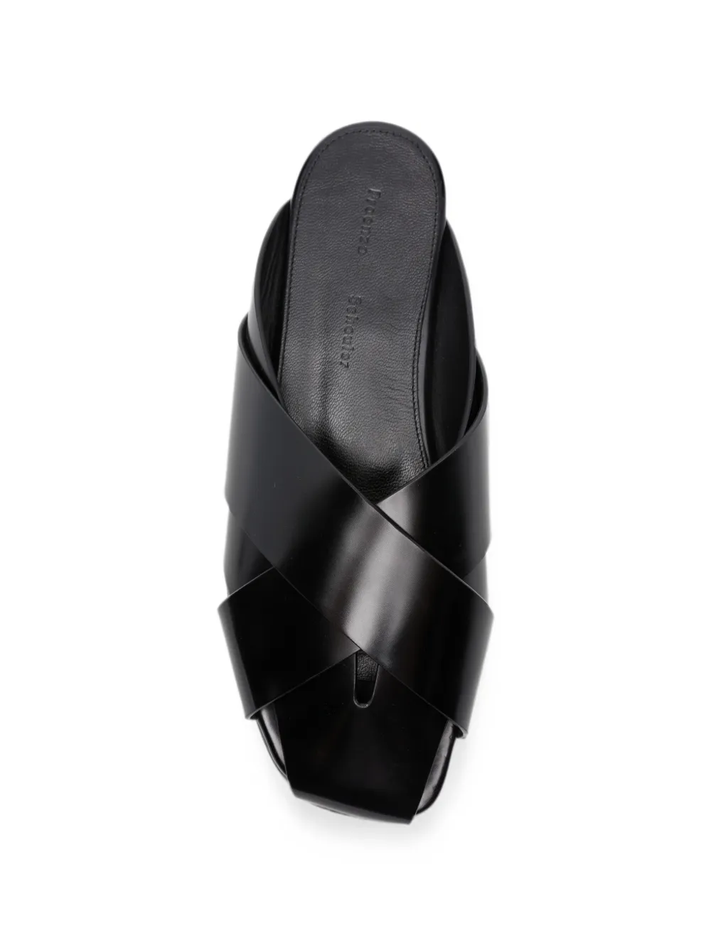 Proenza Schouler Slant cross-strap mules Zwart
