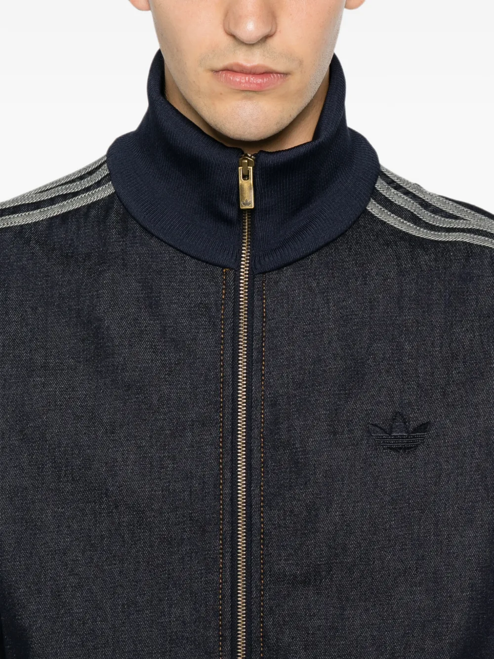 adidas Firebird Adicolor denim jacket Blauw