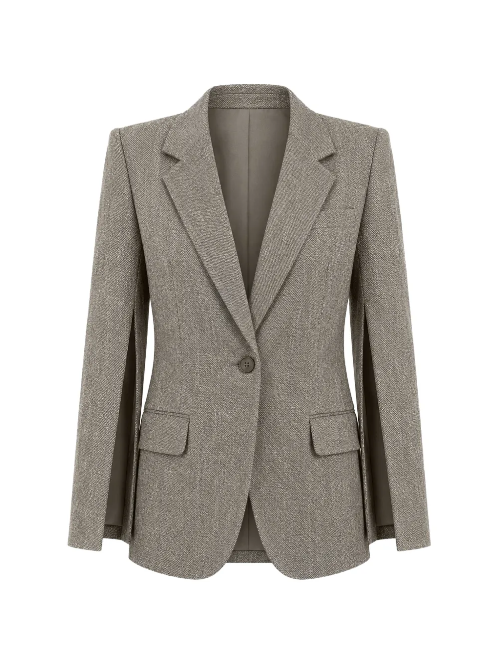 Barbara Bui split-sleeve single-breasted blazer - Grigio