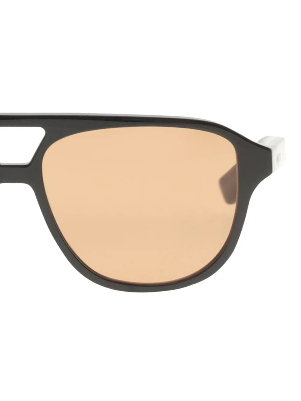 Alexander McQueen Eyewear Zonnebril met piloten montuur Zwart