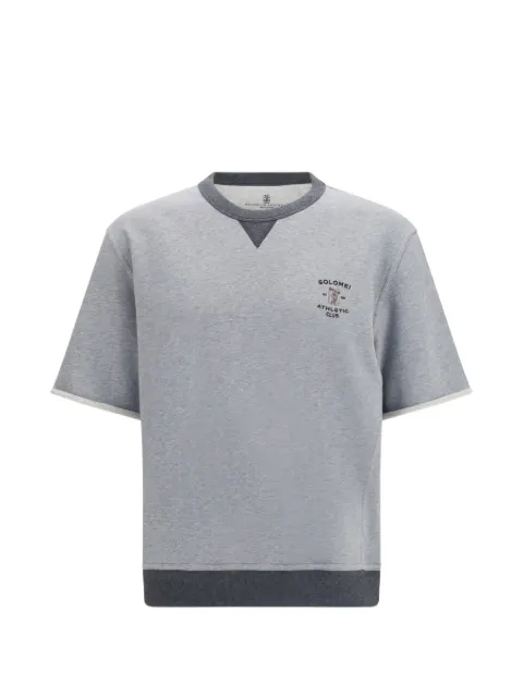 Brunello Cucinelli logo-print short-sleeve T-shirt