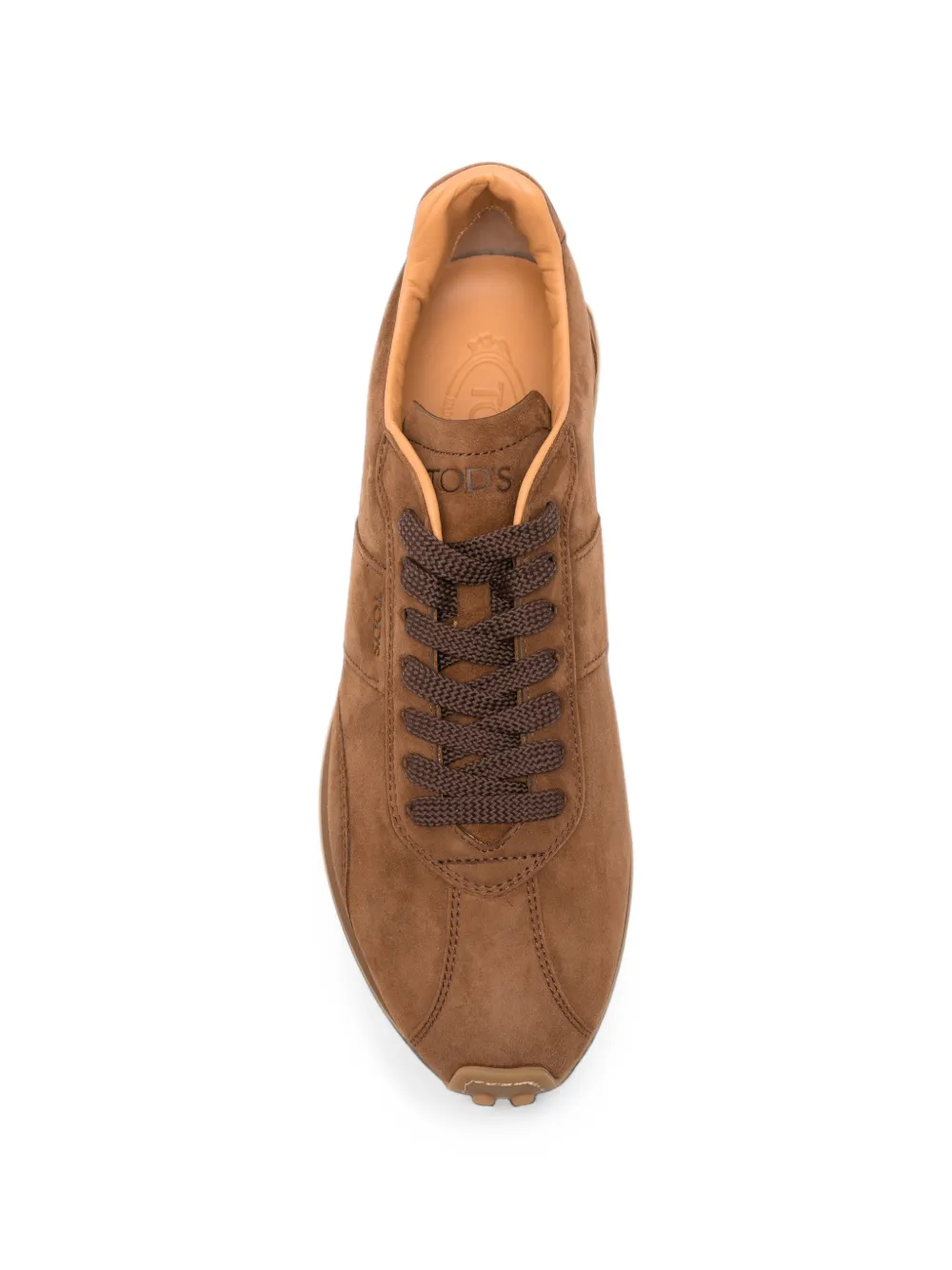 Tod's logo-debossed panelled sneakers Bruin