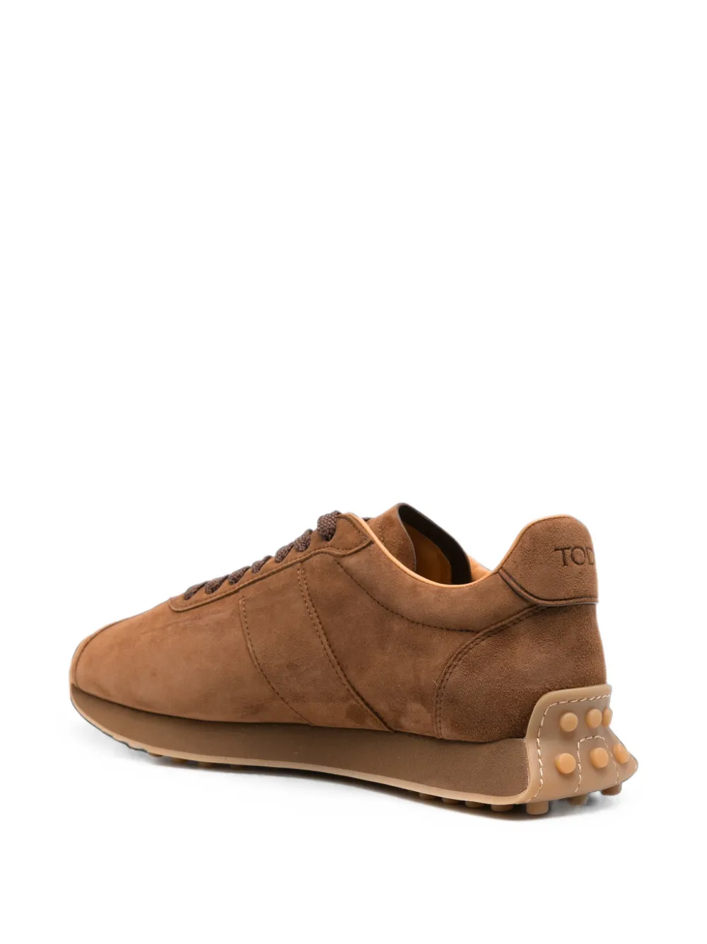 Tod's logo-debossed panelled sneakers Bruin