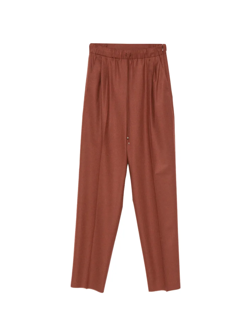 Max Mara Pantaloni dritti con coulisse - Marrone