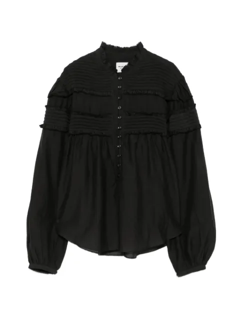MARANT ÉTOILE Doane ruffled pleated blouse