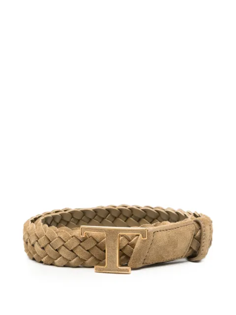 Tod's T Timeless braided leather belt