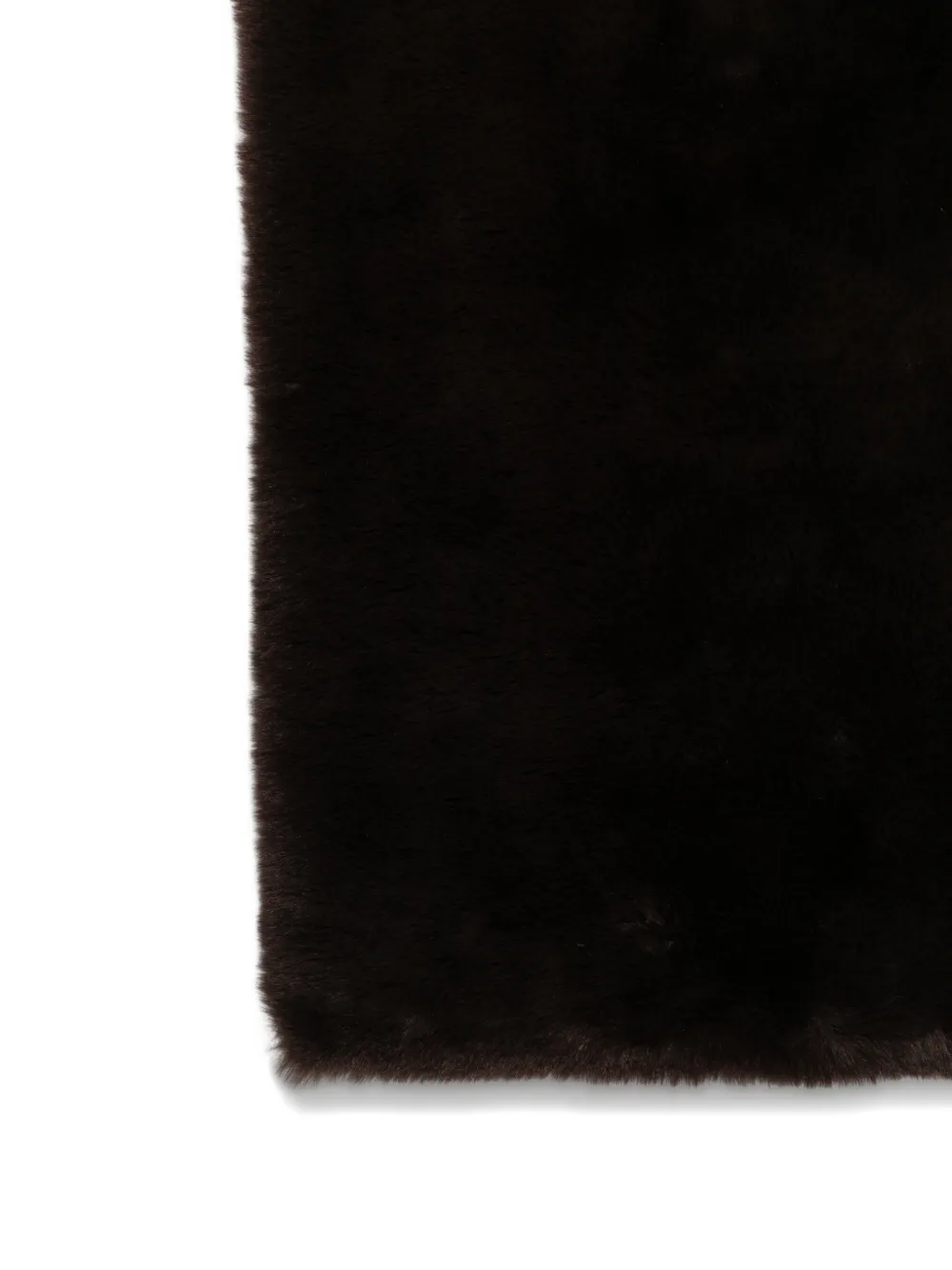 Max Mara Sciarpa in pelliccia sintetica - Marrone