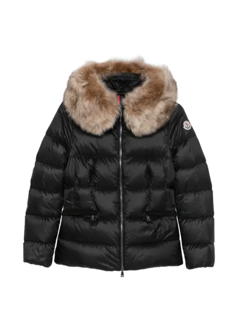 Moncler Boed fur-trimmed quilted jacket