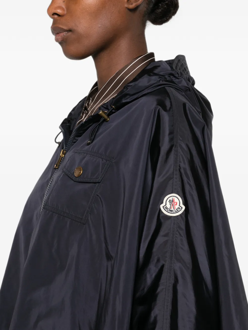 Moncler Jack met capuchon Blauw