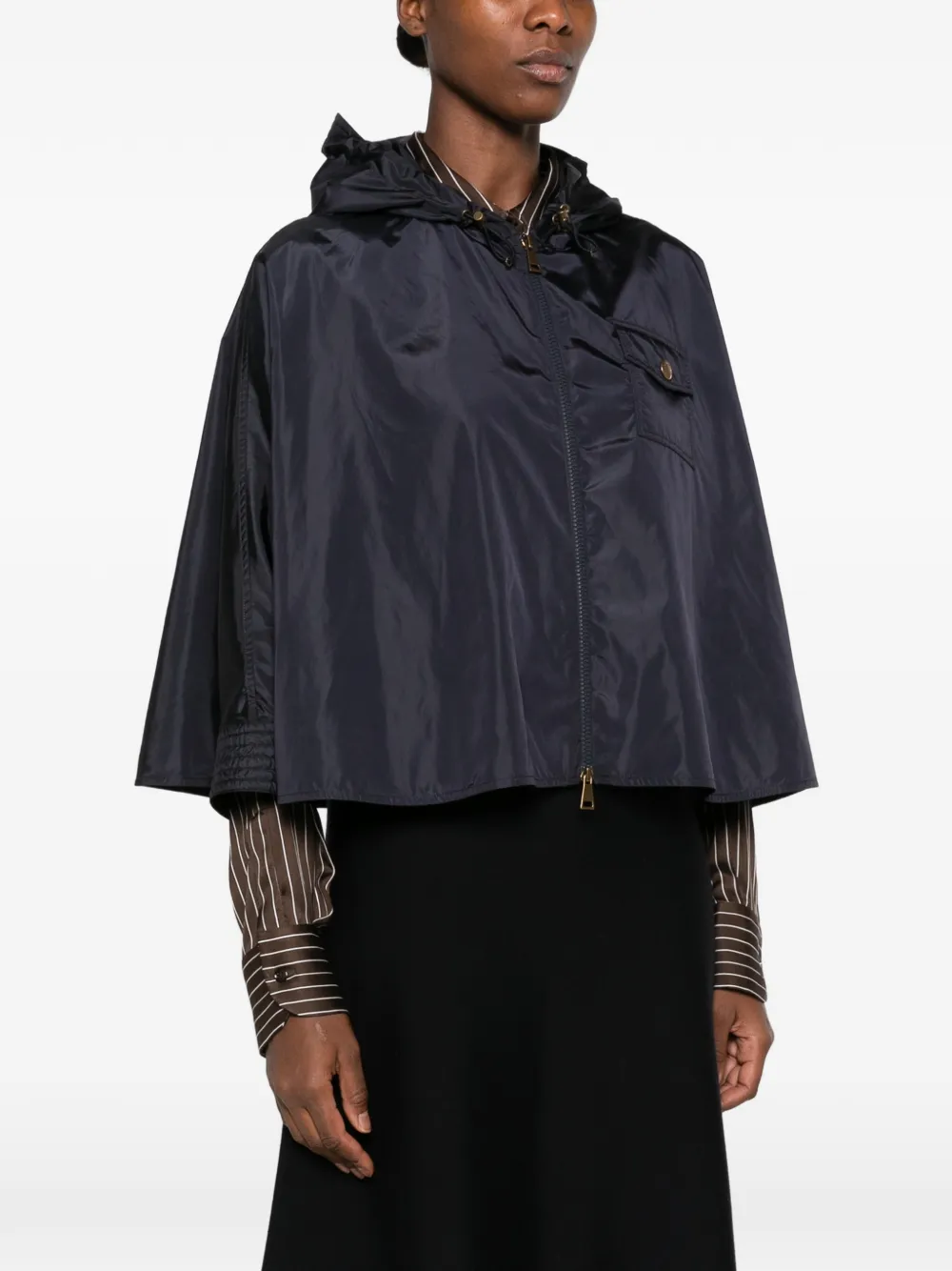 Moncler Jack met capuchon Blauw