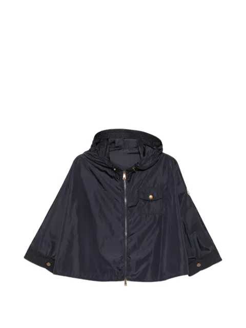 Moncler cape à patch logo