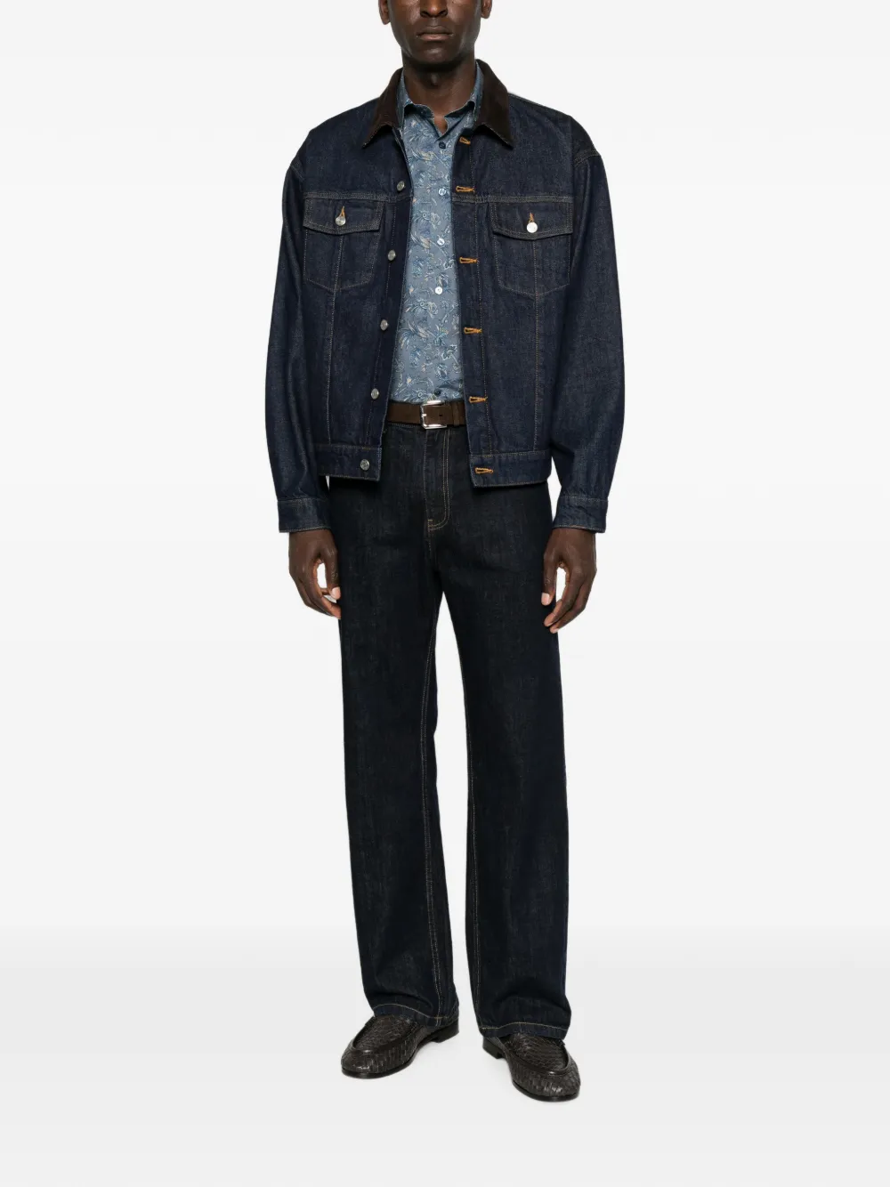 ETRO Overhemd met paisley-print Blauw