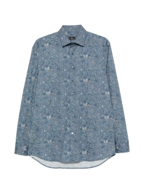 ETRO camisa manga larga con estampado de cachemira