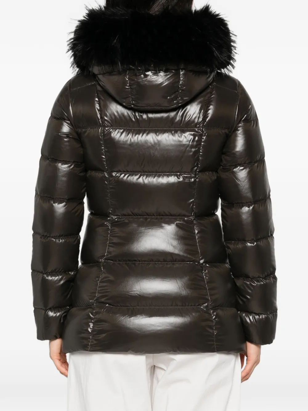 Moncler Fulmar quilted jacket Groen