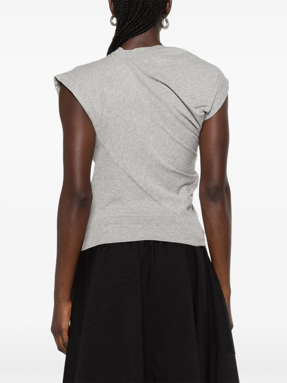 Vivienne Westwood Hebo gedrapeerd T-shirt met geborduurde Orb Grijs