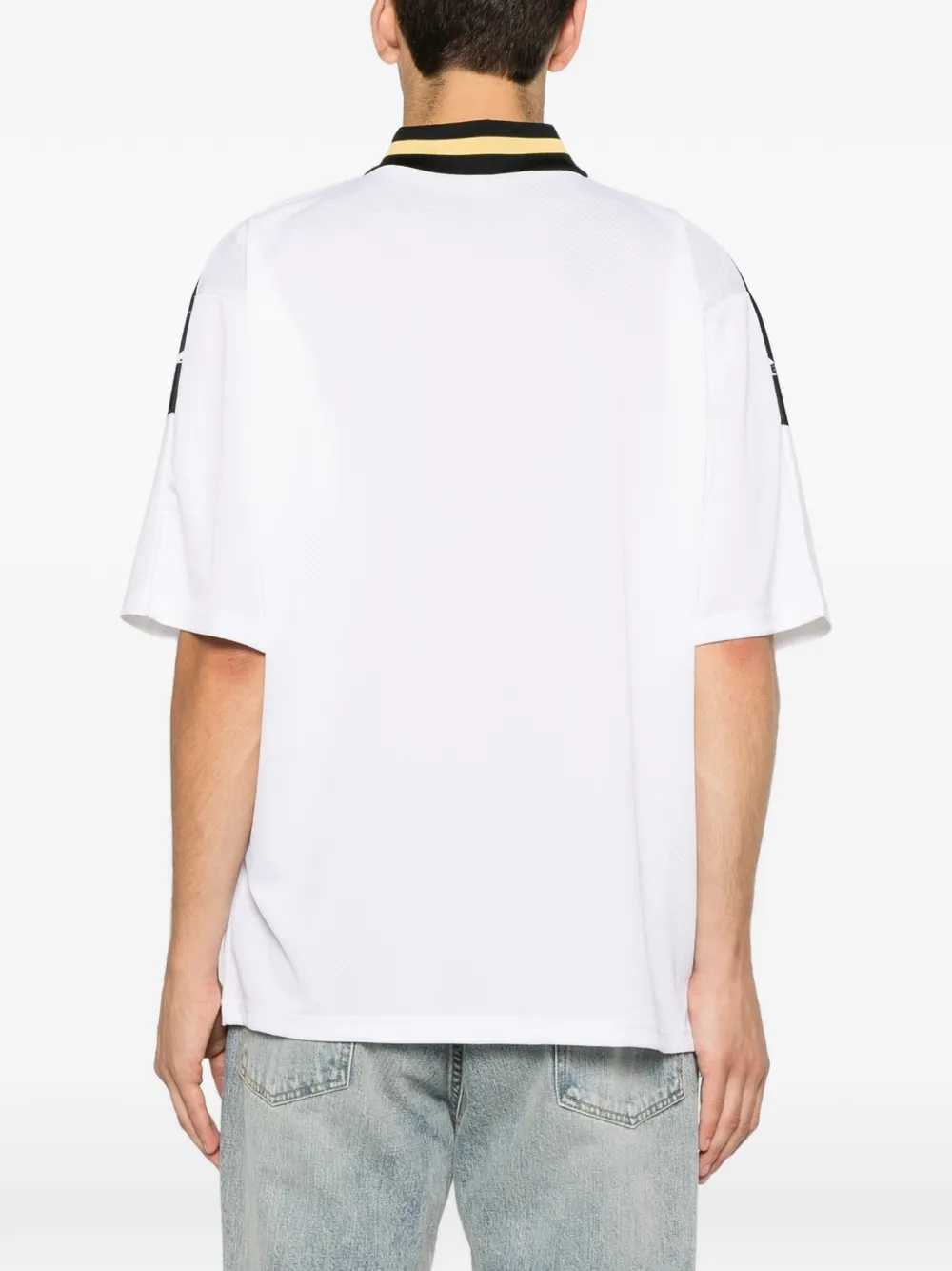 adidas Juventus Turin Stadium geometric-print T-shirt Wit